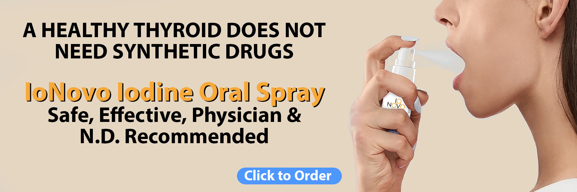 A Healthy Thyroid Does Not Need Synthetic Drugs